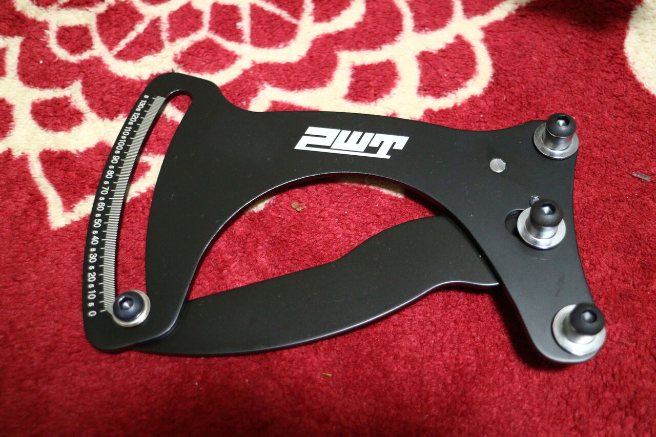 PWT の振れ取り台を導入 : だらだらポタリング