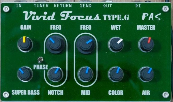 Vividfocus リベンジ！ ～アコギプリアンプ、PAS Vividfocus緑入手