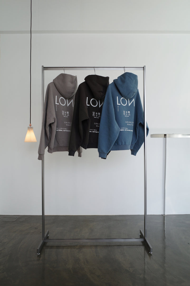 Two Side Hoodie/ Blue Gray – LON