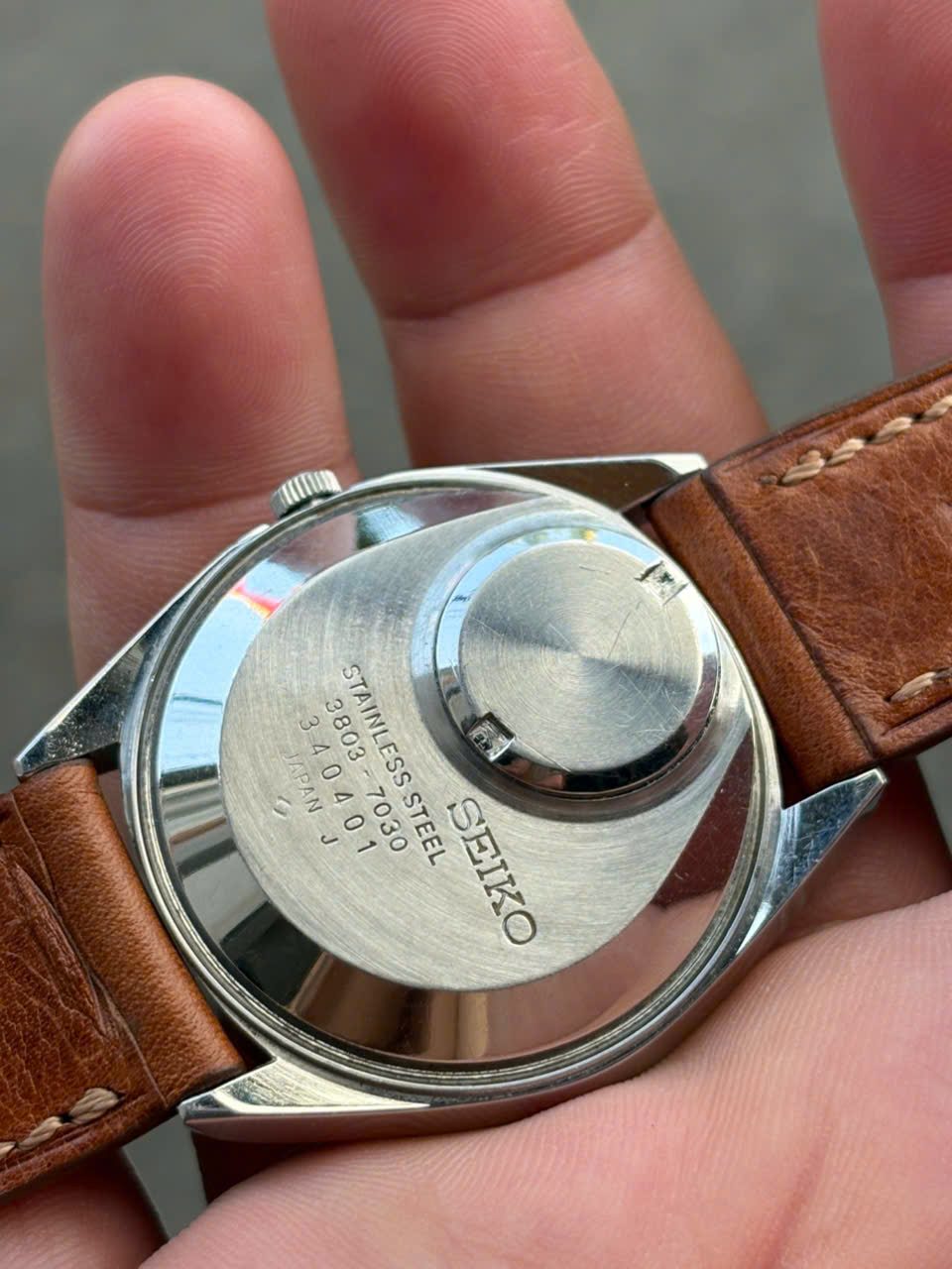 Seiko Quartz watch 3803-7030/ case no.340401, made in Japan