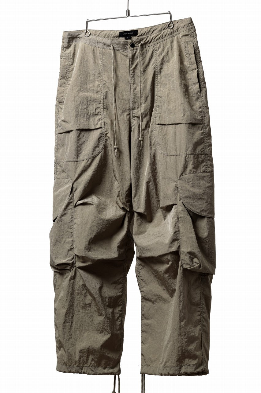 entire studios FREIGHT CARGO PANTS / CRINKLE NYLON (SAGE)の商品