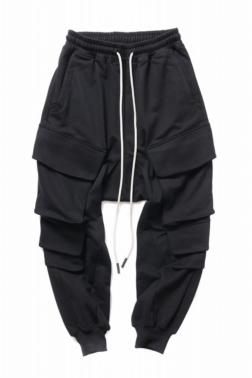 A.F ARTEFACT MILITARY SWEAT SAROUEL PANTS (BLACK)の商品ページ