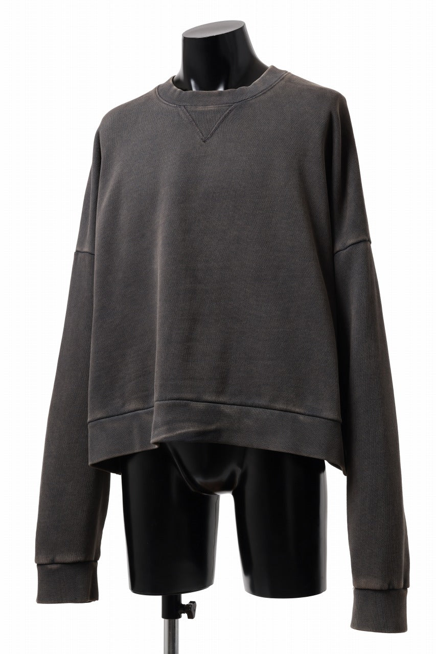 entire studios BOX CREW SWEAT PULLOVER (WASHED BLACK)の商品ページ