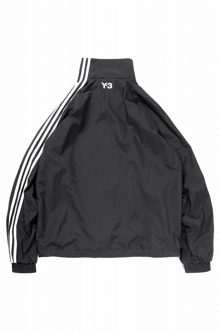 Y-3 Yohji Yamamoto 3 STRIPES LIGHT SHELL TRACK BLOUSON (BLACK)の