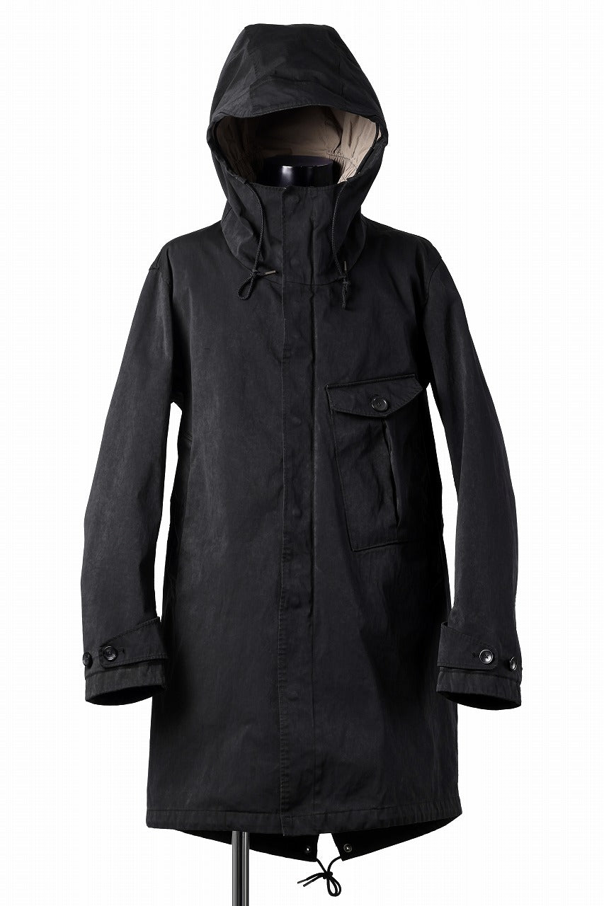 Ten c CYCLONE PARKA / GARMENT DYED OJJ (NERO)の商品ページ