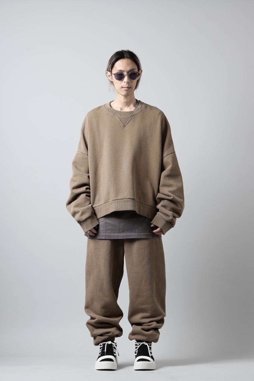 entire studios BOX CREW SWEAT PULLOVER (CORK)の商品ページ