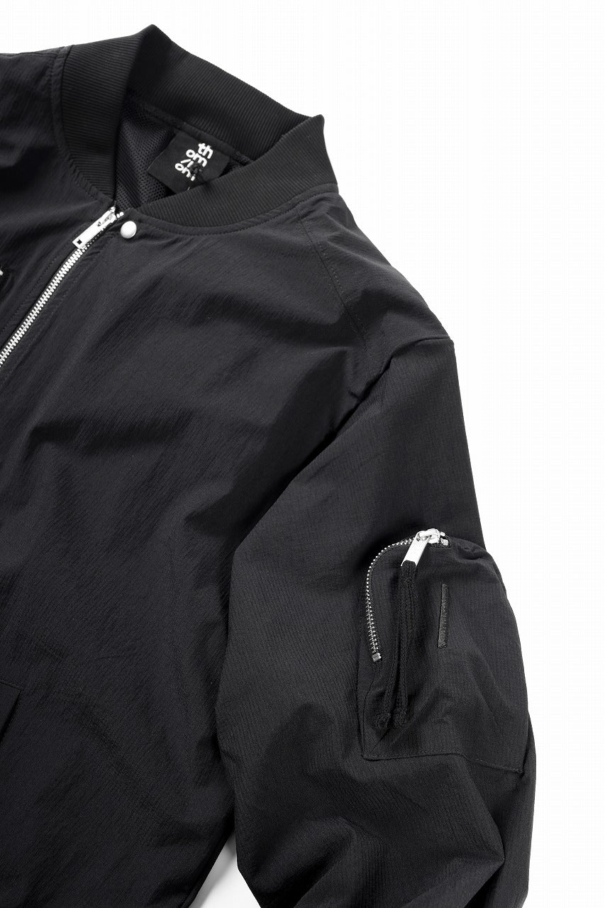 thom/krom BOMBER JACKET / RIPSTOP STRETCH NYLON (BLACK)の商品