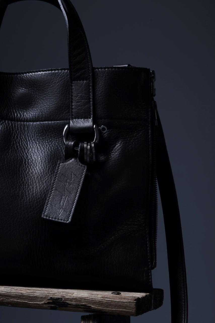 discord Yohji Yamamoto ZIPPER SHOULDER BAG / SOFT SHRINK COW