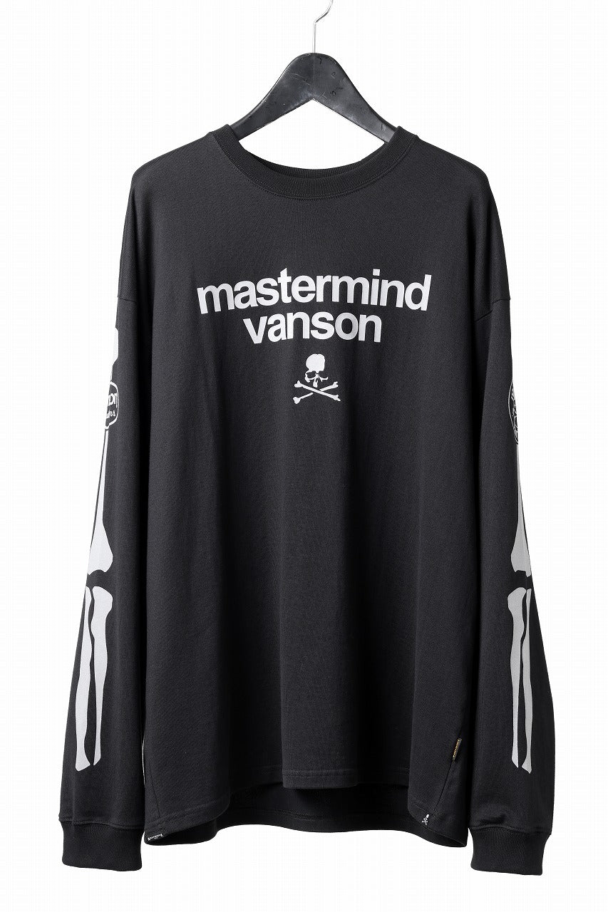 MASTERMIND WORLD x VANSON B-BONE L/S TEE (BLACK)の商品ページ