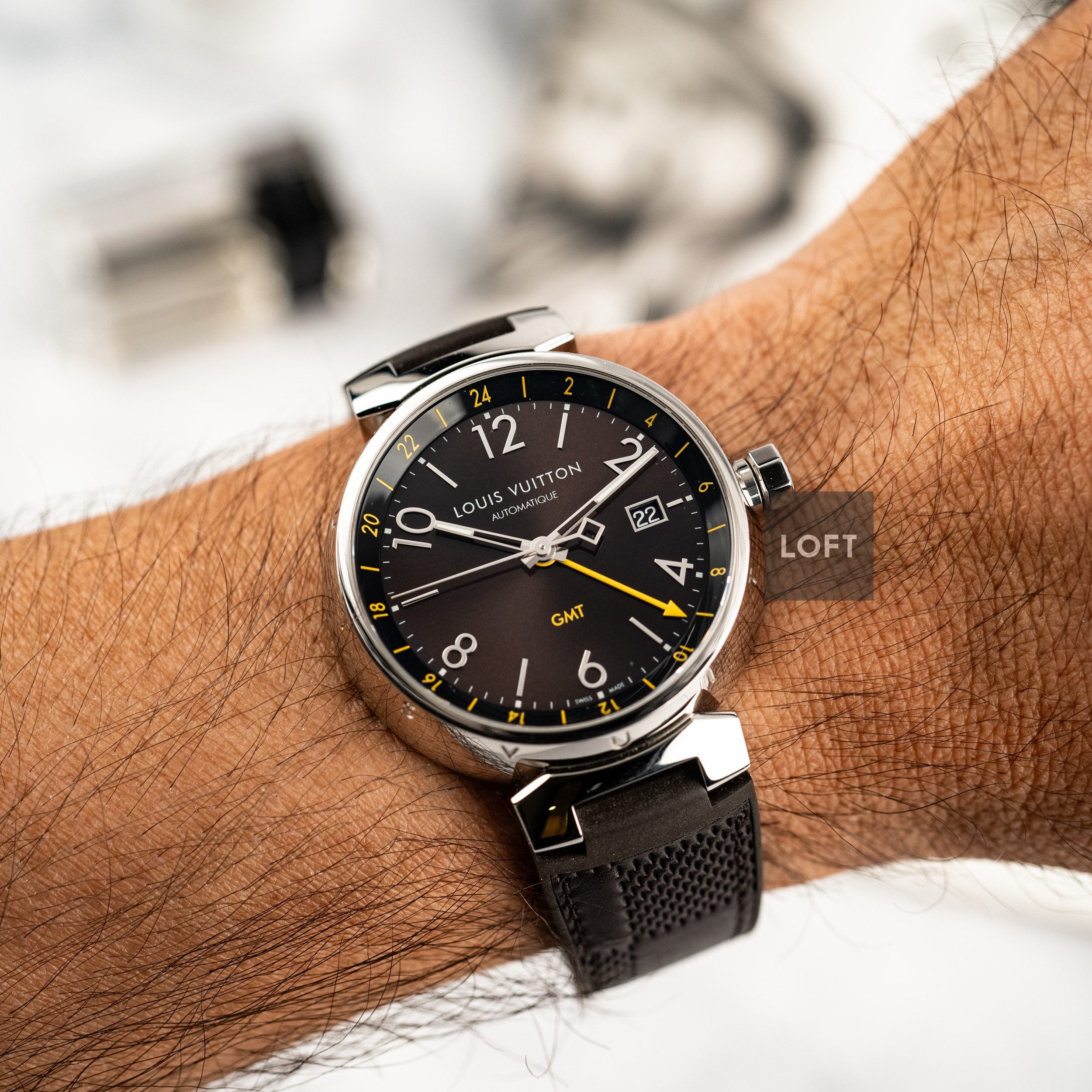 Louis Vuitton Tambour GMT Automatic Q1155 41.5 mm – LOFT
