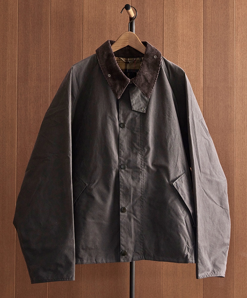 Transport Wax Cotton Short Blouson(32 BLK(Black)): Barbour