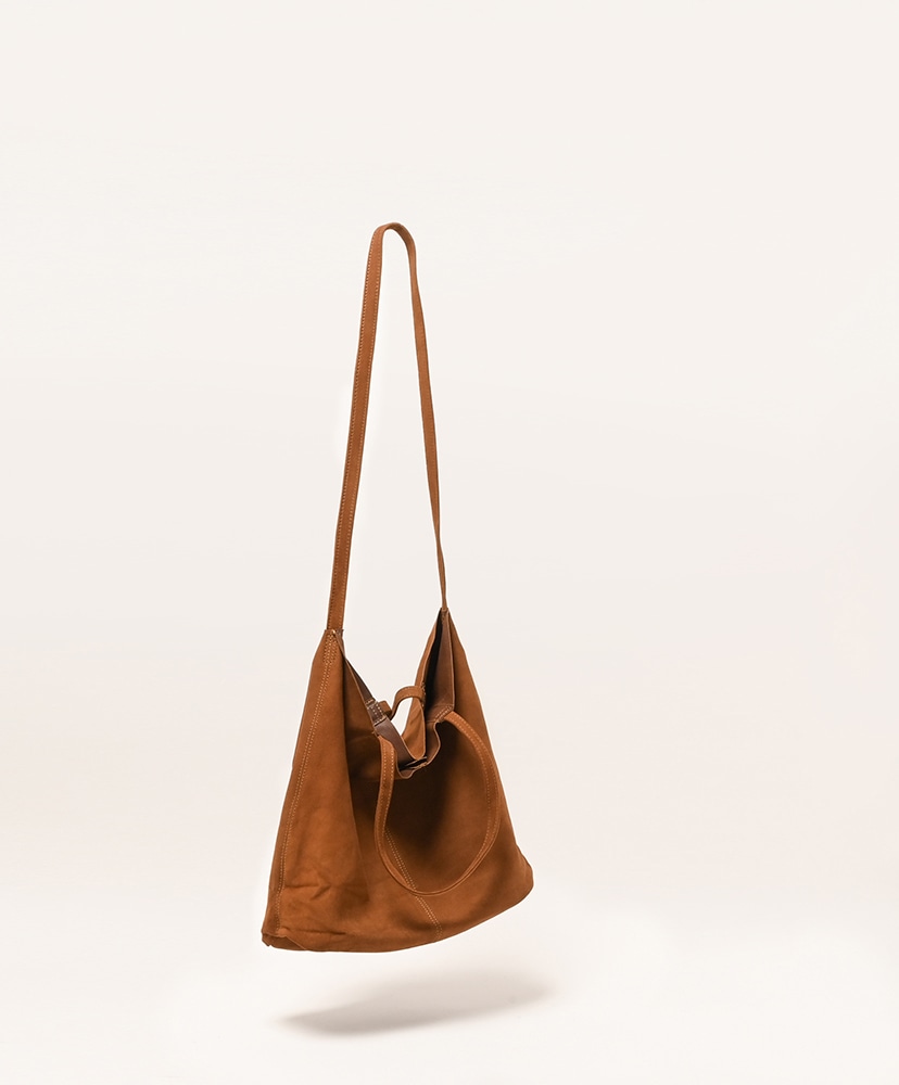 3Way Medium Tote Oil Suede (Short)(M-Short Brown/ブラウン): Morphee