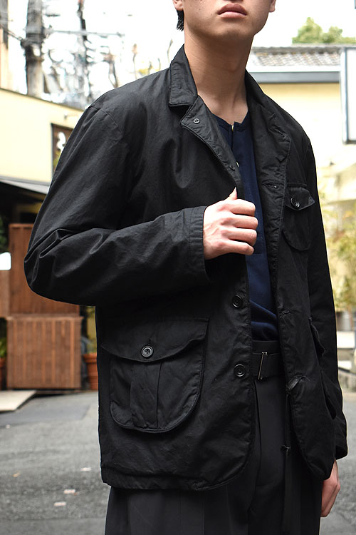 CHRISTIAN PEAU [クリスチャンポー] 24SS CP 5B JKT Waxed Cotton [BLACK]