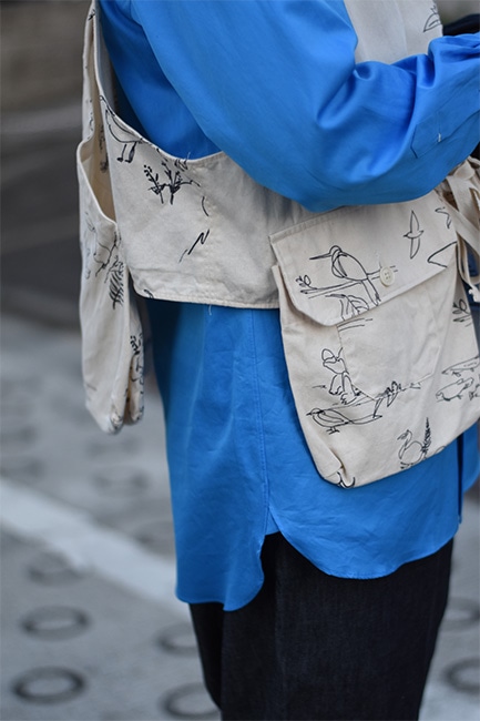 ENGINEERED GARMENTS/エンジニアードガーメンツ】Fowl Vest - Animal