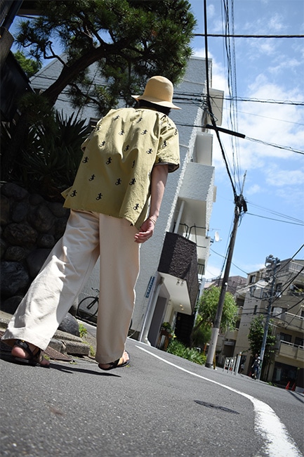 ENGINEERED GARMENTS/エンジニアドガーメンツ】Camp Shirt - Gecko