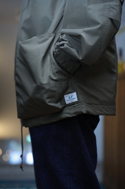 SASSAFRAS/ササフラス Digs Crew Protective Jacket - 60/40 [Olive