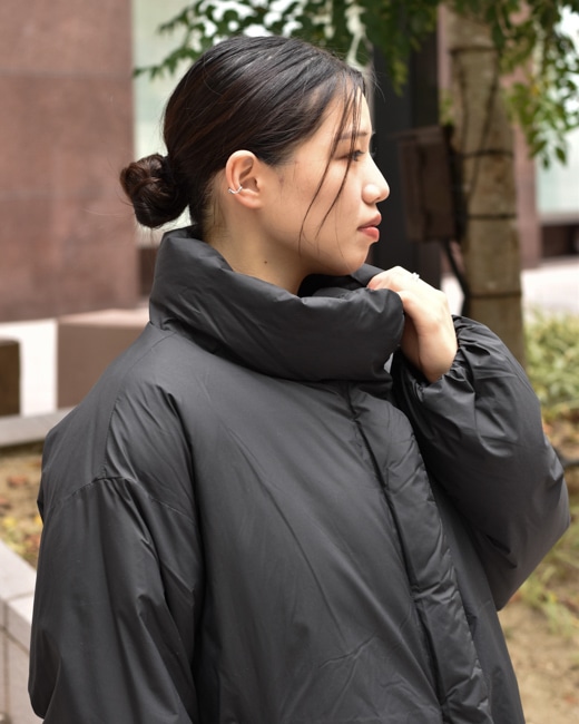 NANGA/ナンガ Stand Collar Down Jacket [Ivory/Black]