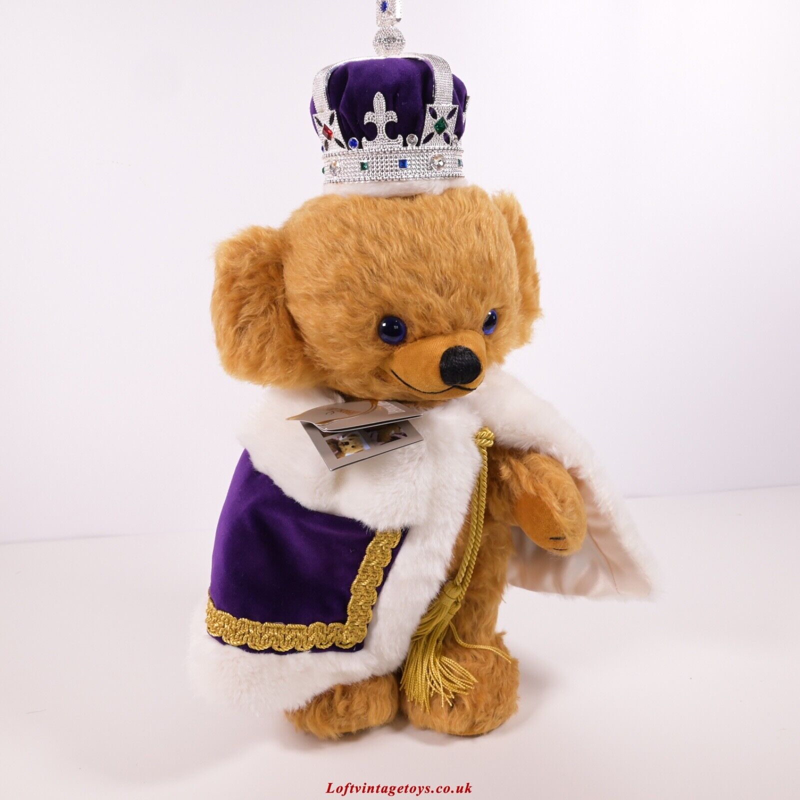 Merrythought King Charles III Coronation Commemorative Cheeky Bear