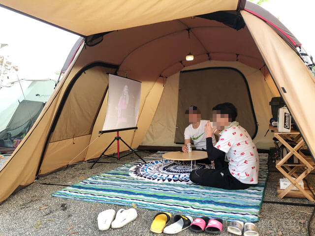 SnowPeak【ワンアクションちゃぶ台竹】お座敷スタイル＆自宅使いに