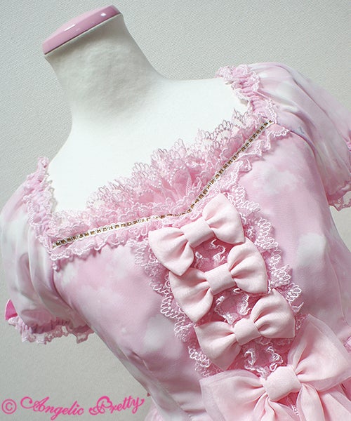 Milky Swan Mini Sleeve OP by Angelic Pretty