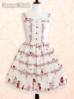Walkies Print JSK by Innocent World