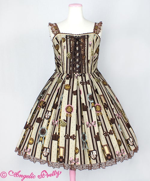 Chocolate Rosette Special JSK Set (2017) by Angelic Pretty