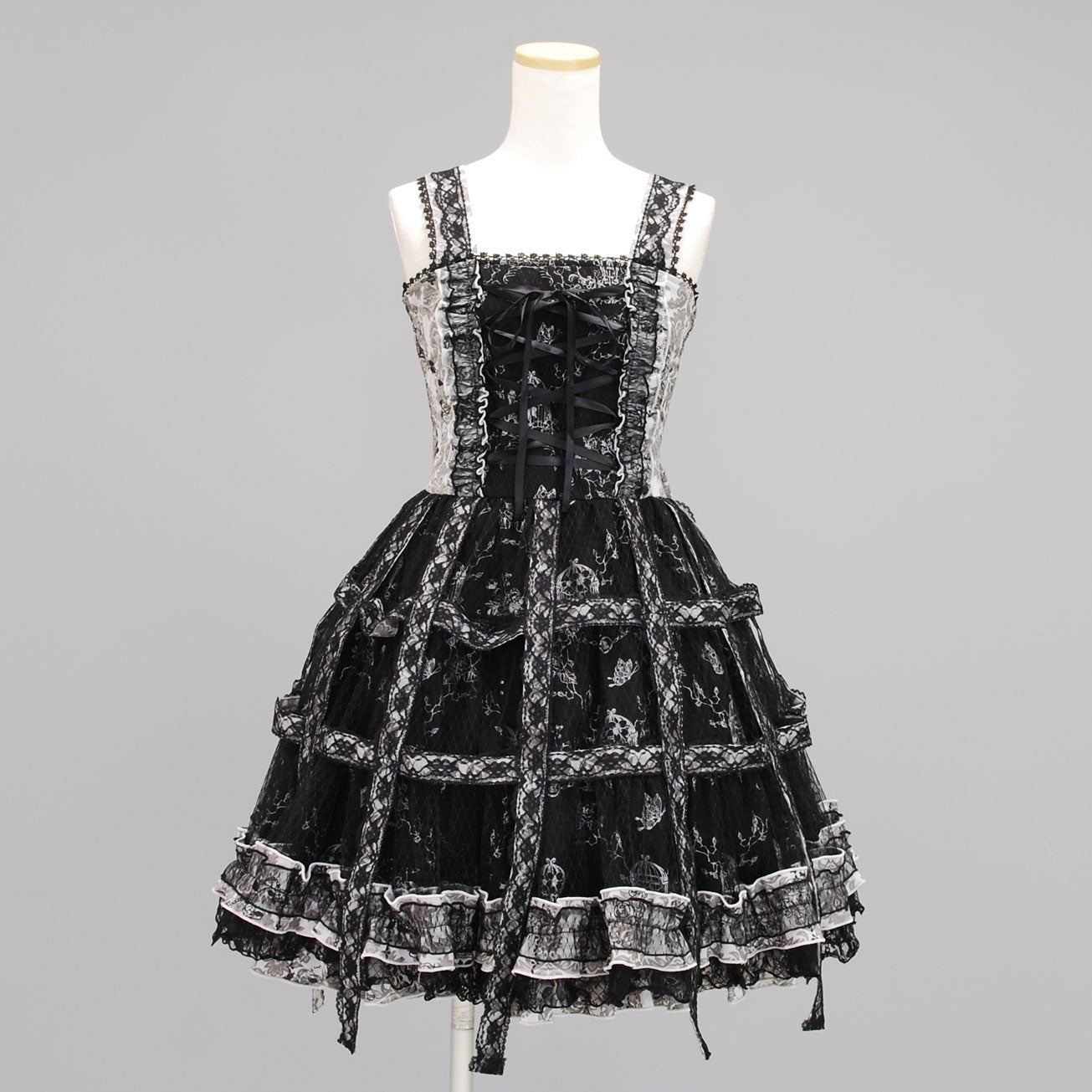 FRILL Birdcage Skirt JSK by h.NAOTO