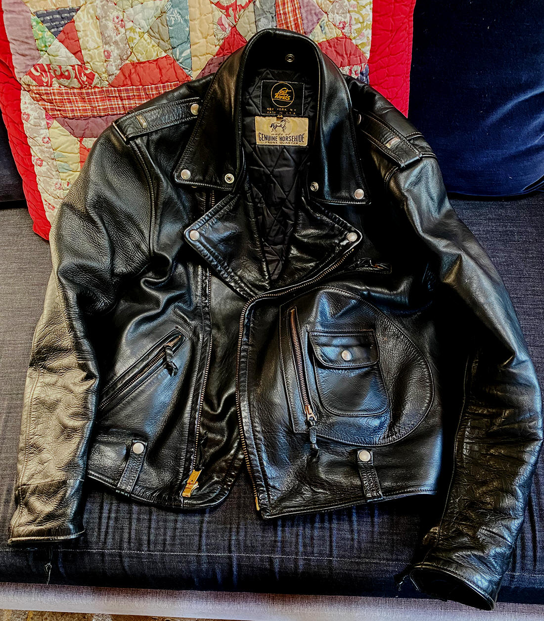 Leather Motorcycle Jacket Horsehide Buco J23 Flight Jackets