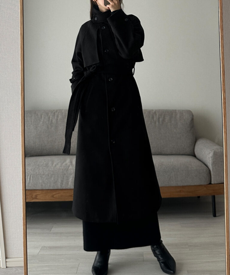 414】2wayステンカラーロングコート | Louere (ルエレ)｜公式LOOKBOOK
