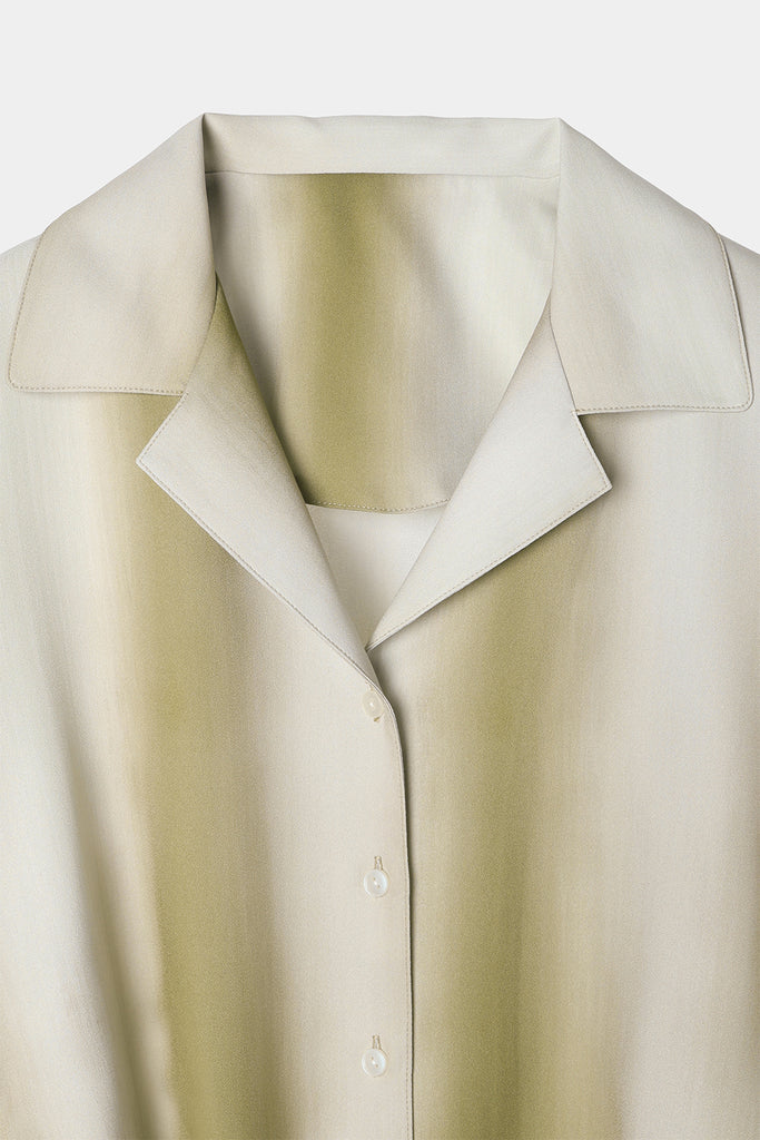 nuance stripe opencollar shirt – louren store
