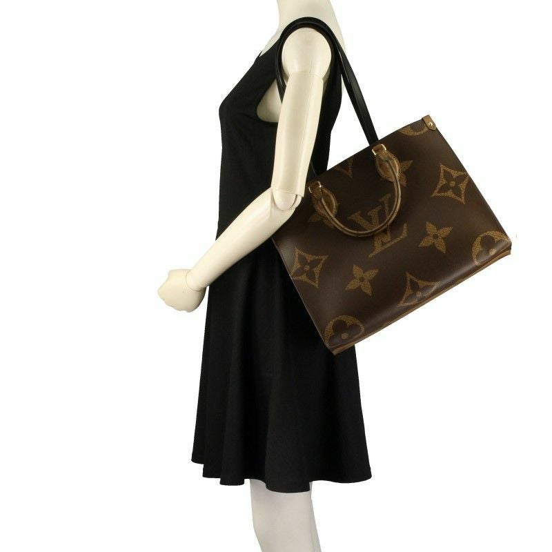 ルイヴィトン LOUIS VUITTON トートバッグ オンザゴーMM ブラウン