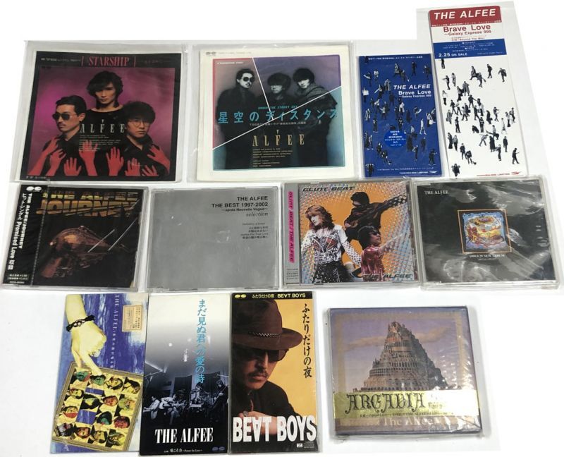 THE ALFEE アルフィー CD CD仕切り板 シングルレコード セット - える