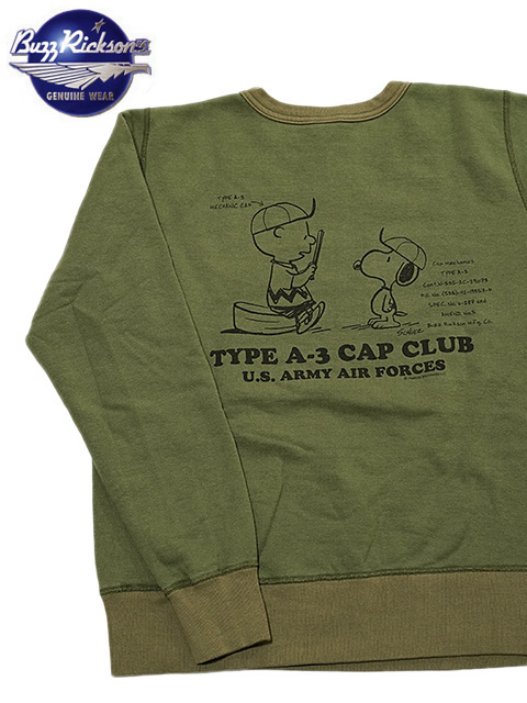 BUZZ RICKSON'S×PEANUTS（バズリクソンズ×ピーナッツ） 】 スヌーピー