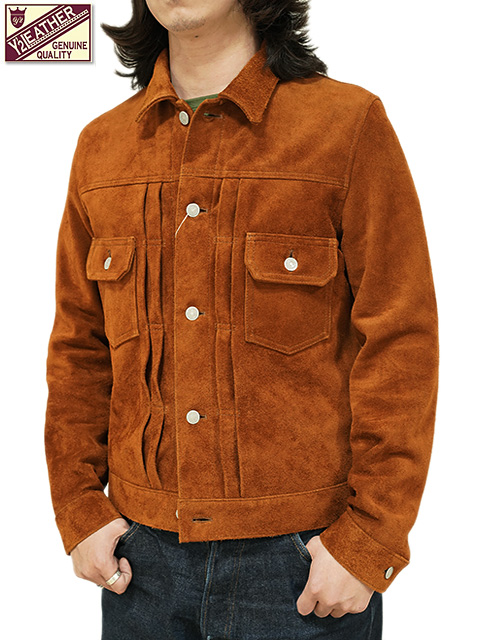 Y'2 LEATHER（ワイツーレザー） 】 ステアスエード 2nd Type Gジャン