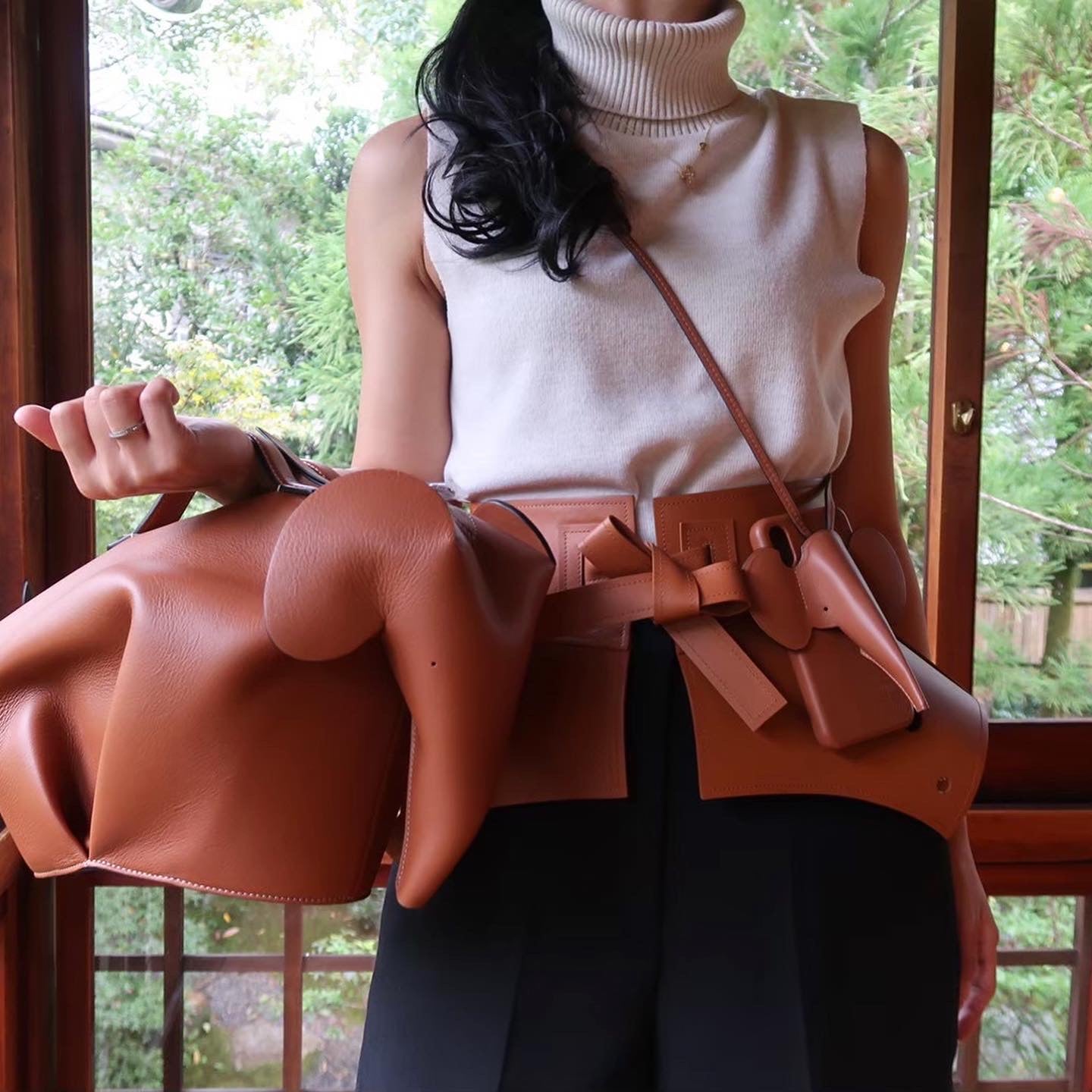 エレファントバッグ ラージ【タン】