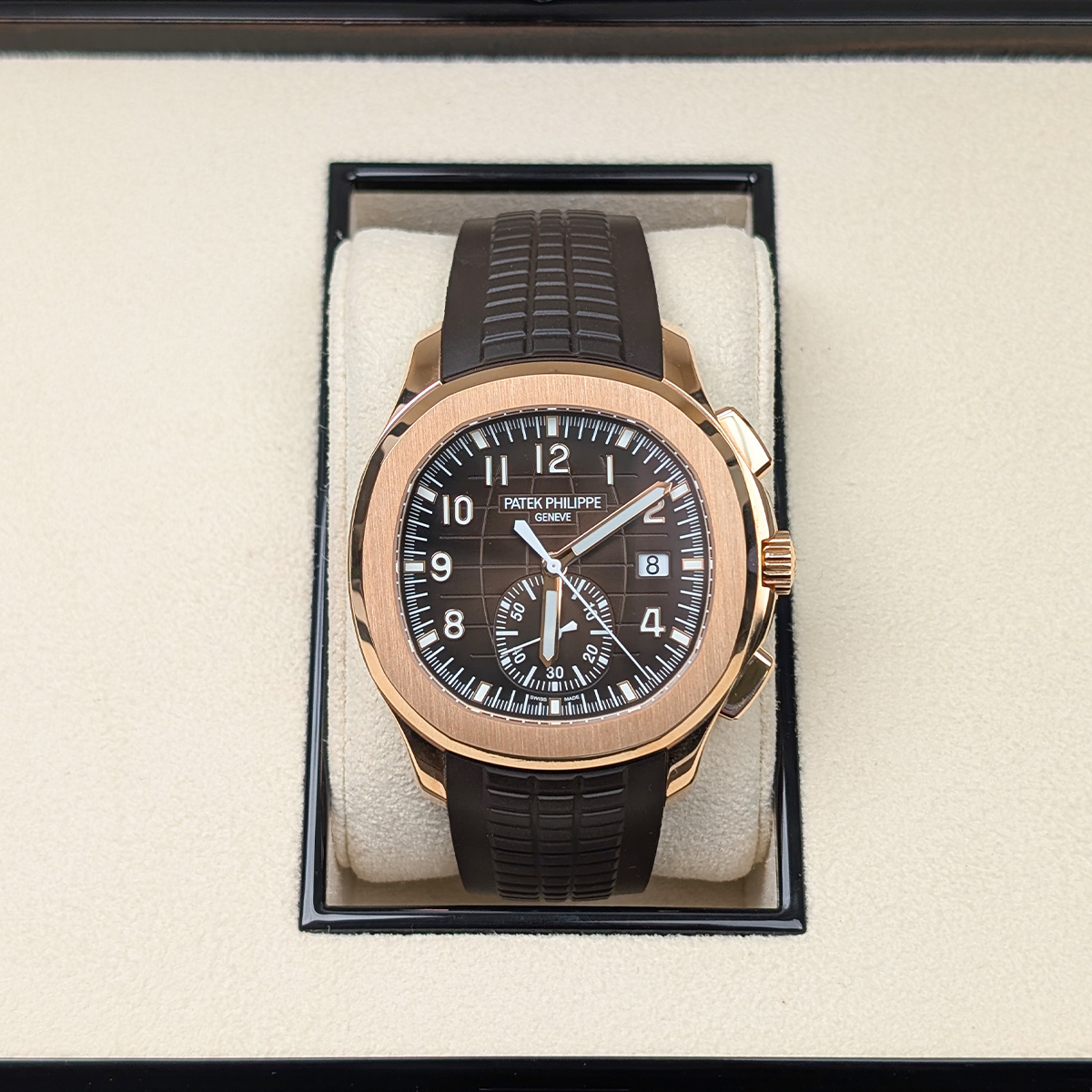 Patek Philippe 5968R-001 Aquanaut Brown Dial Brown Composite Strap