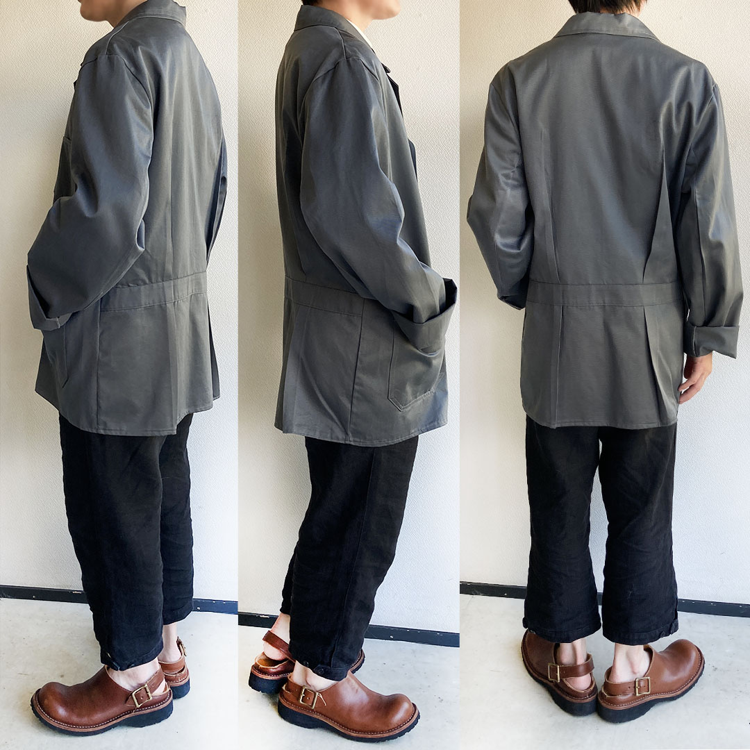 1970年代フランスのワークジャケット グレー French Work Jacket Grey