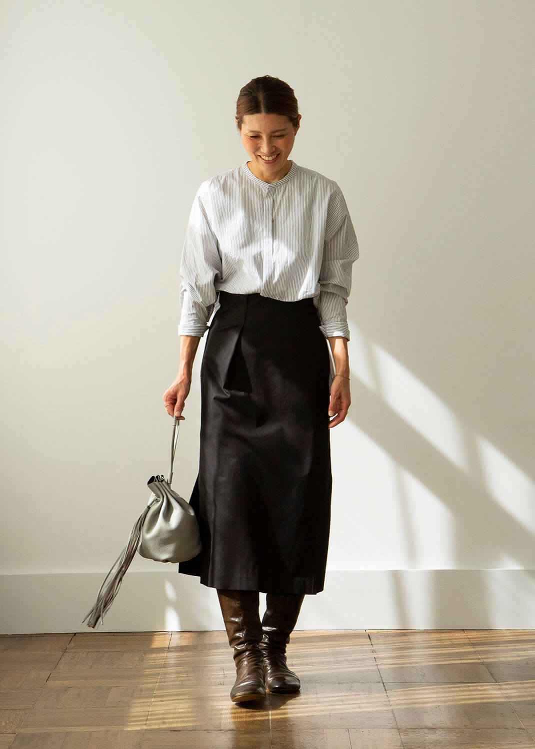 ギャルソンチノ巻きスカート | マドリガル公式通販サイト - MADRIGAL