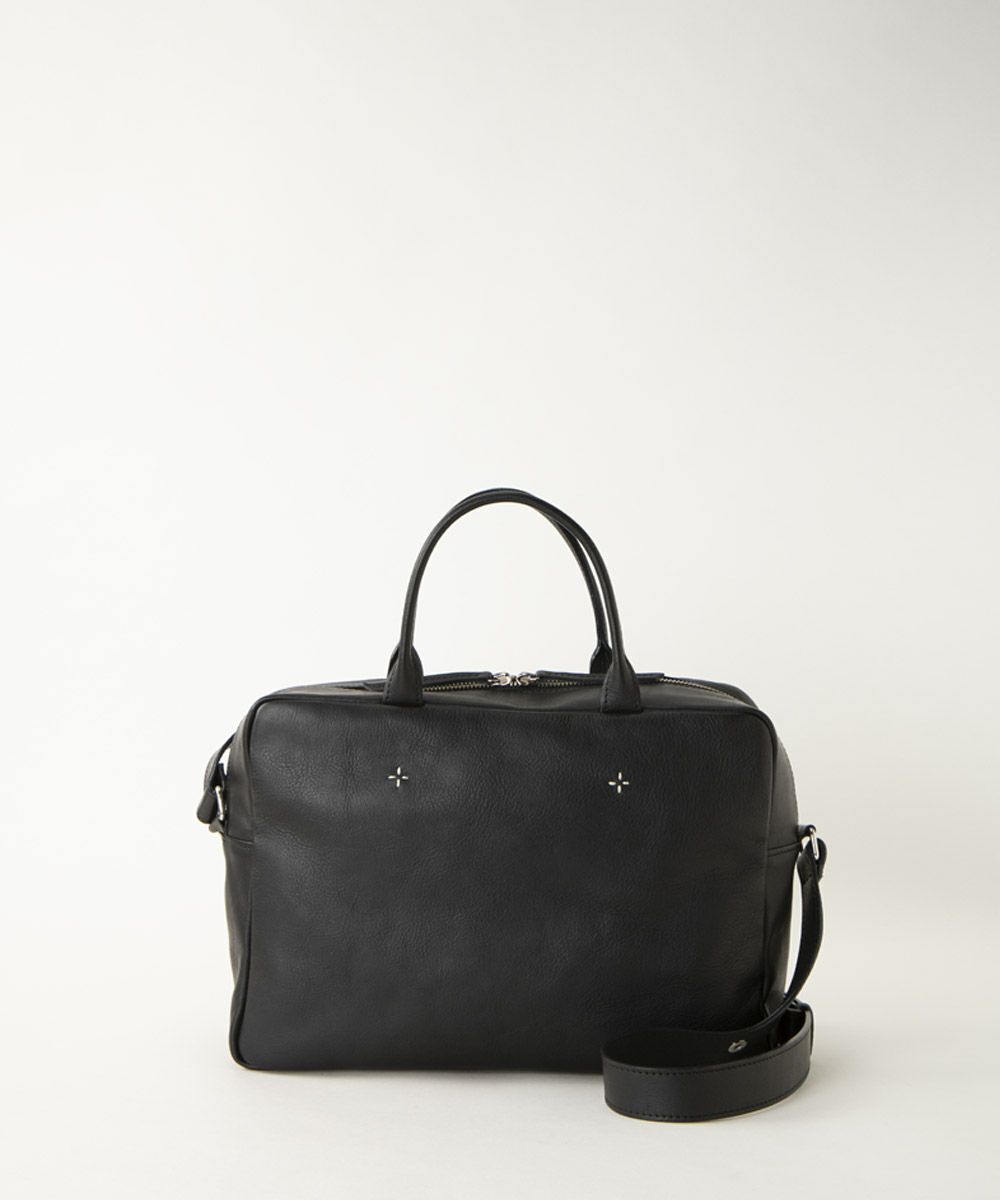 ebagos角たてバスケットS・スイッチハンドル 1本手(リネン被せ) BLACK