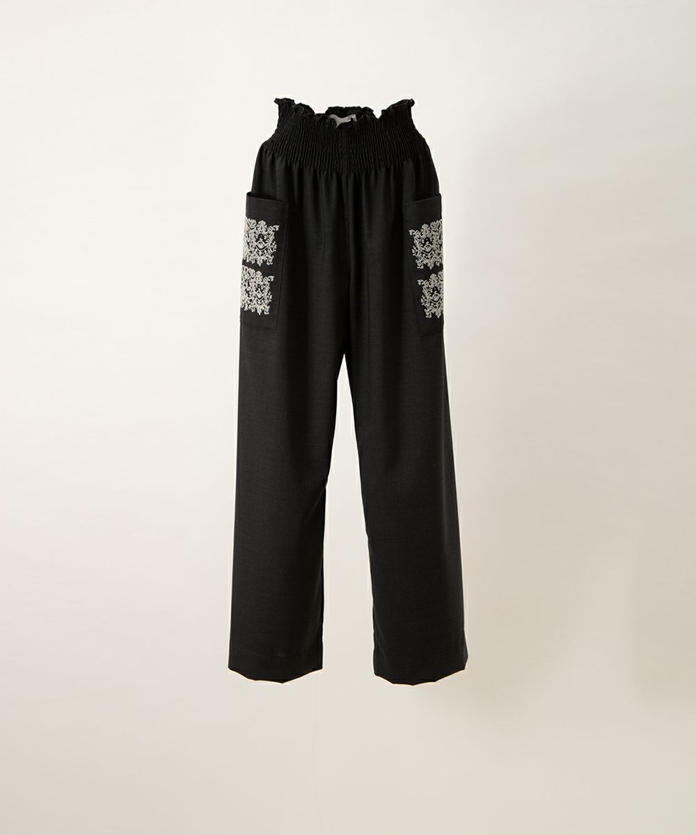 ebagos お買い物バッグEワッペン BLACK エバゴス | マドリガル公式