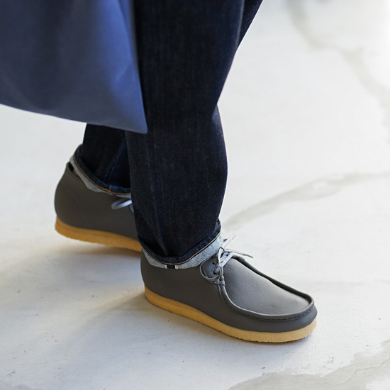 ERA.×STOCK NO: MOCCASIN SHOES ”GRAY”［グレー］ - Maiden Voyage
