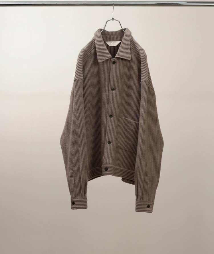 ANCELLM WOOL CORDUROY WORK SHIRT JACKET – Maison ma Manière