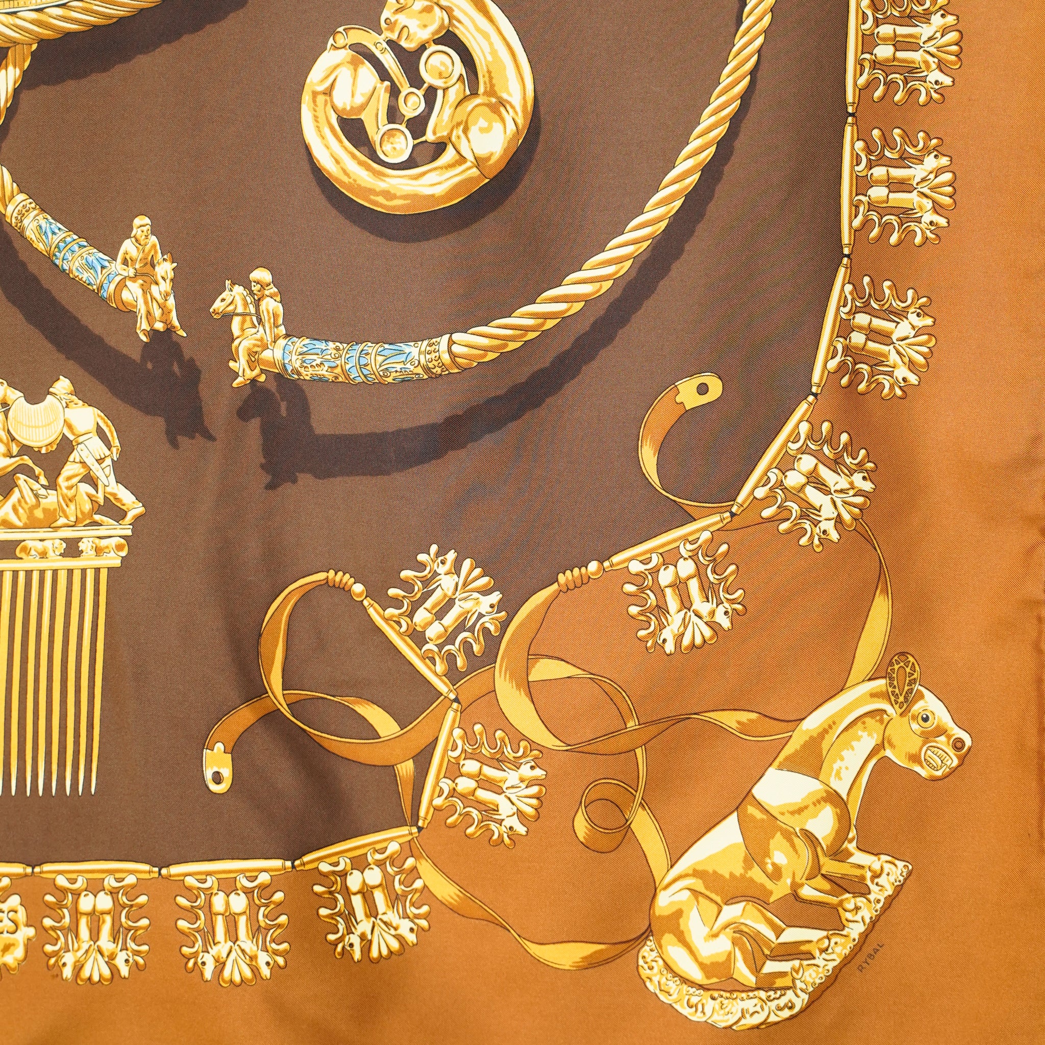 HERMES カレ90 ”LES CAVALIERS D'OR” 1950's – Maison ma Manière