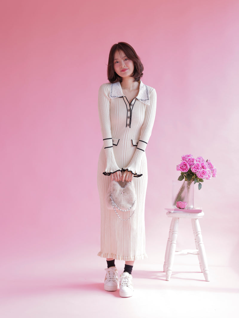 Rib Knit Dress – MAISON MARBLE