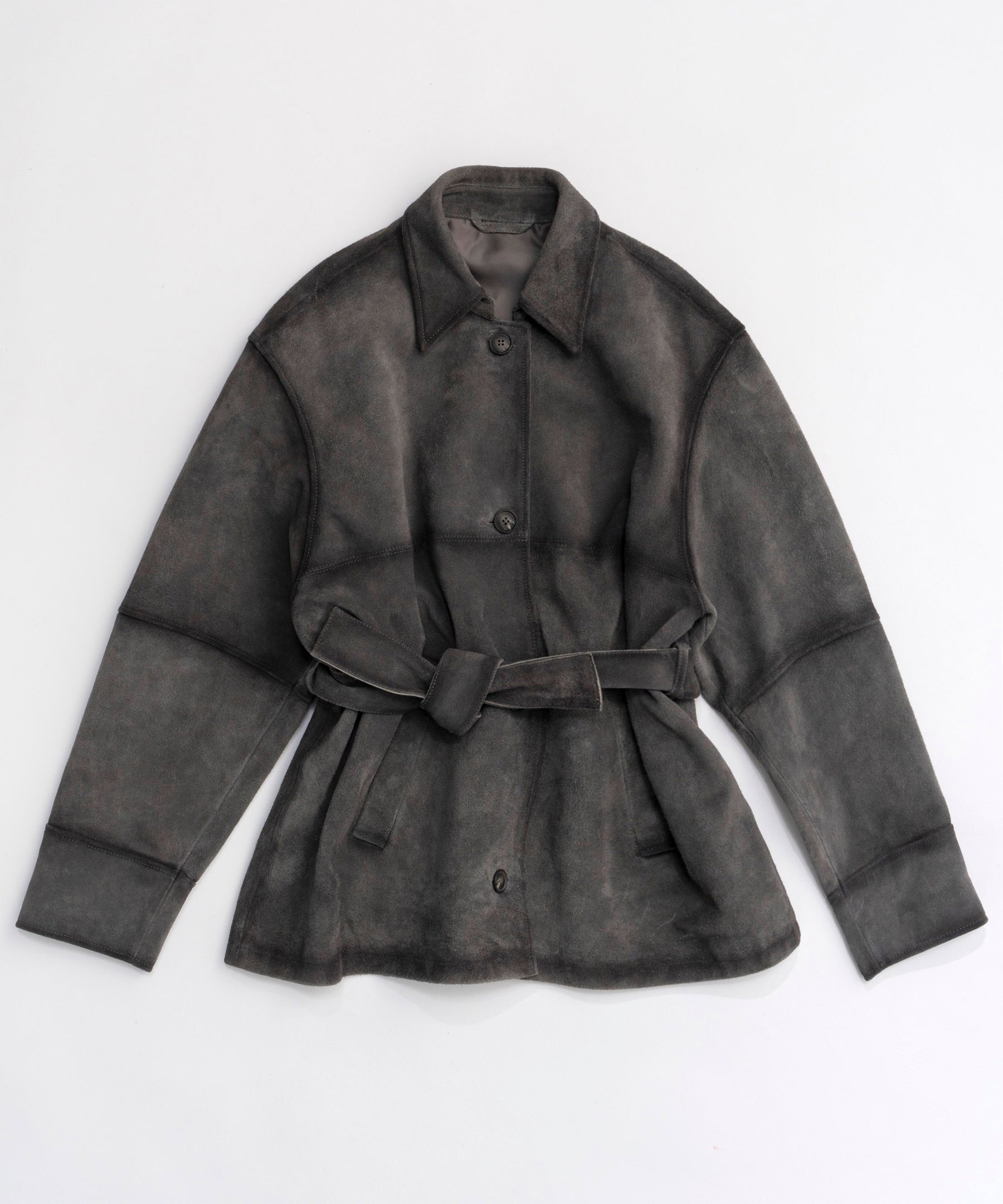SALE】Real Suede Oversized Shirt
