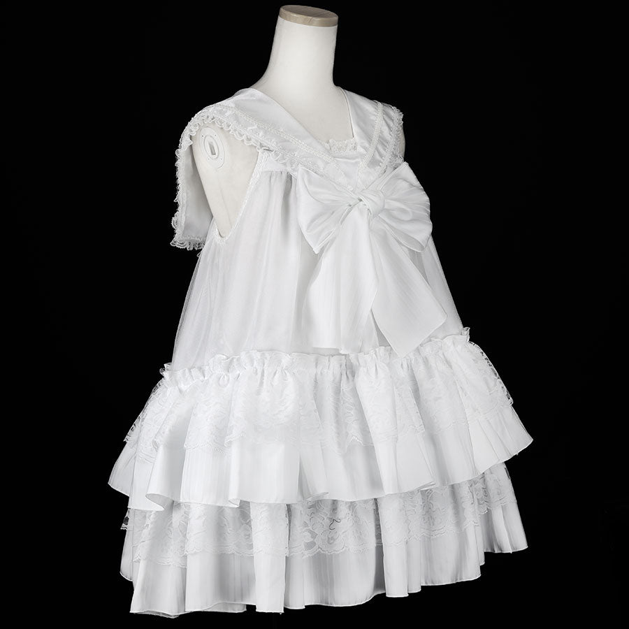 MINI SAILOR ANGEL WING DRESS (WHITE) – MAJOH
