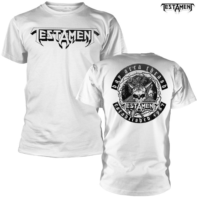 Testament / テスタメント - BAY AREA THRASH Tシャツ(ホワイト) | T