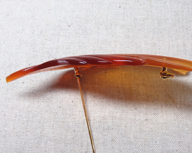 本べっ甲 ＜ブローチ＞ (長崎のべっ甲細工) ｜本べっ甲細工商品｜PRIMA