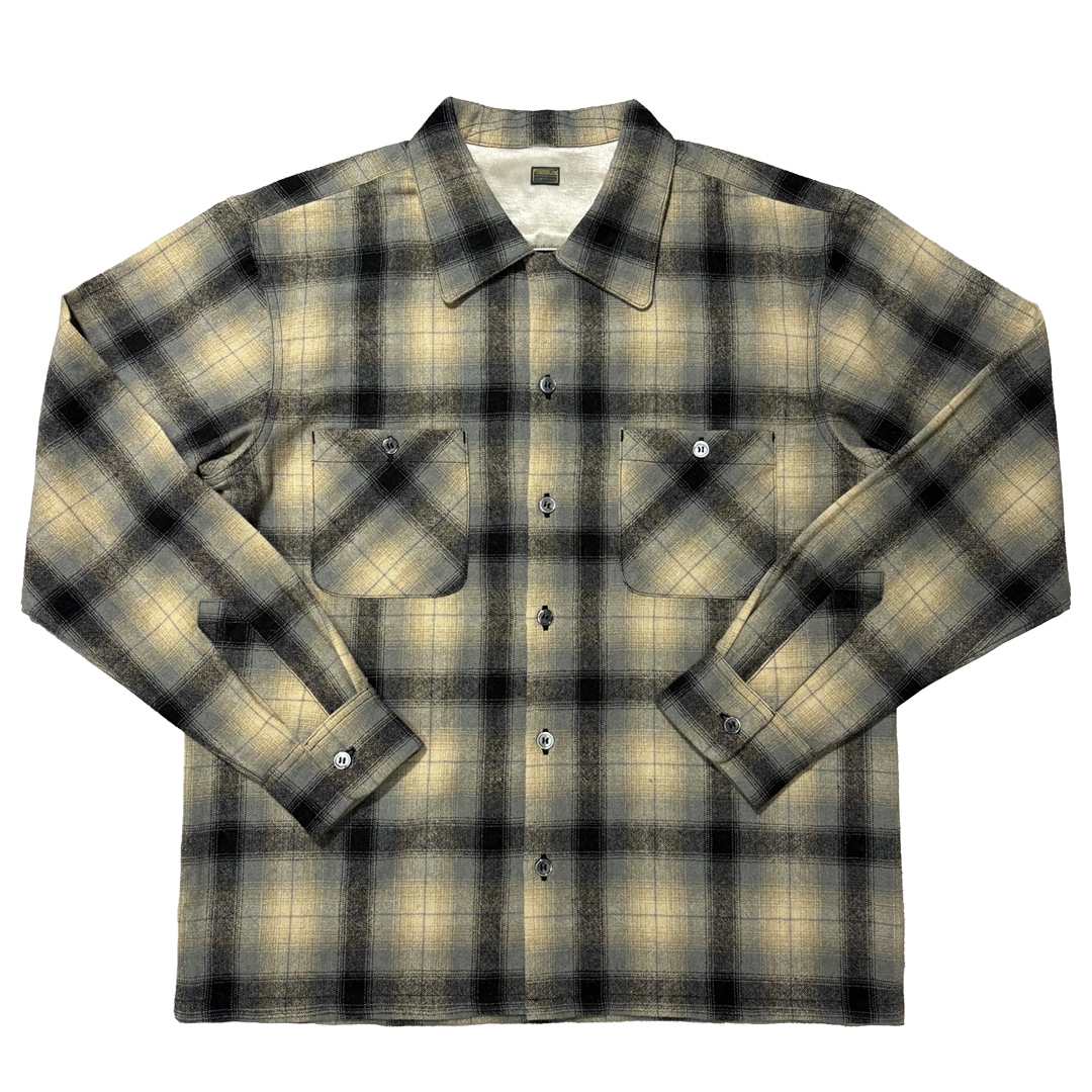 即納】TENDERLOIN OMBRE CHECK SHIRTS BEIGE | SHIRT | TENDERLOIN