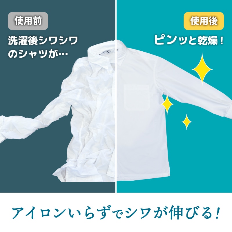 シワを伸ばすハンガー型乾燥機「アイロンいら～ず」ホワイト/ブラック